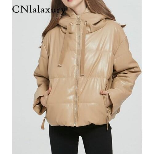 Cnlalaxury Womens Winter Leather Jackets China