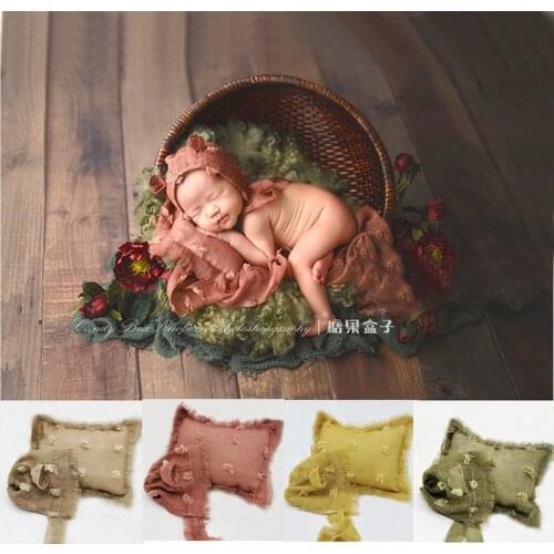 Baby Photography Props Newborn Hat Pillow Newborn Photo Props Baby Photo Shoot Studio Accessories