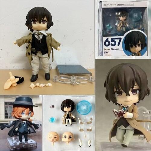 Bungo Stray Dogs Figure Dazai Osamu Nakajima Atsushi Figure 657# Nakahara Chuya Figure #676 Anime Action Figures Toy Gifts