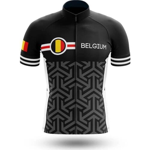 2020 Laser cut TEAM Belgium cycling jersey men cycling shirt summer quick dry mallot ciclismo hombre