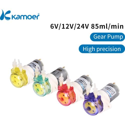 Kamoer high precision KFS mini DC brush motor 6V/12V/24V peristaltic pump small water pump for unmanned aircraft sprays