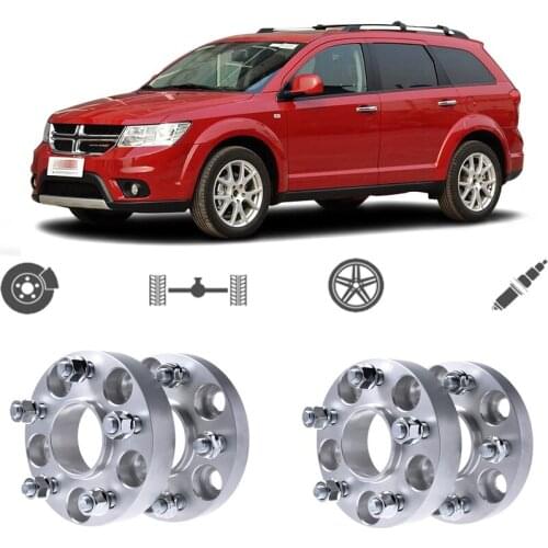Teeze 4pcs 5X127 71.6CB 25mm Thick Hubcenteric Wheel Spacer Adapters For Dodge JCUV