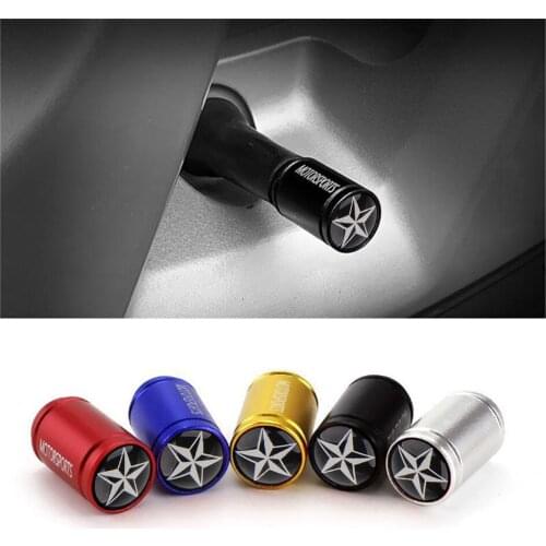 Frosted Surface Car Moto Bike Tyre Valve Stems Cap For Seat Leon ibiza 5F 6L 6J MK3 Tire Air Dustproof Wheel Caps Stars