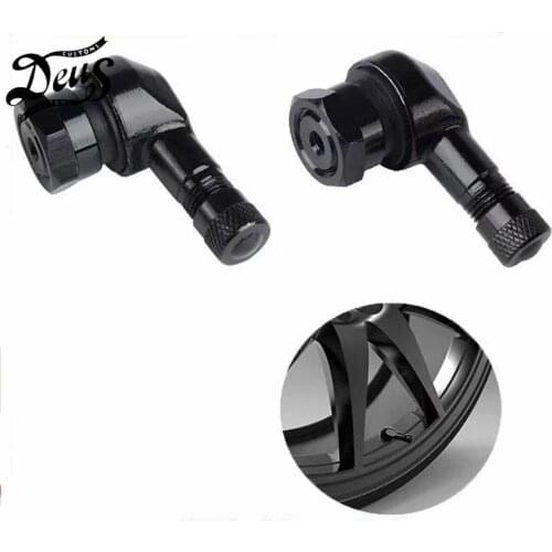 Red Universal Aluminum Motorcycle 90 Degree Wheels Tire Tyre Valve Stems Caps For HONDA CB400 CB600 CBR400 CBR600RR CBR1000RR