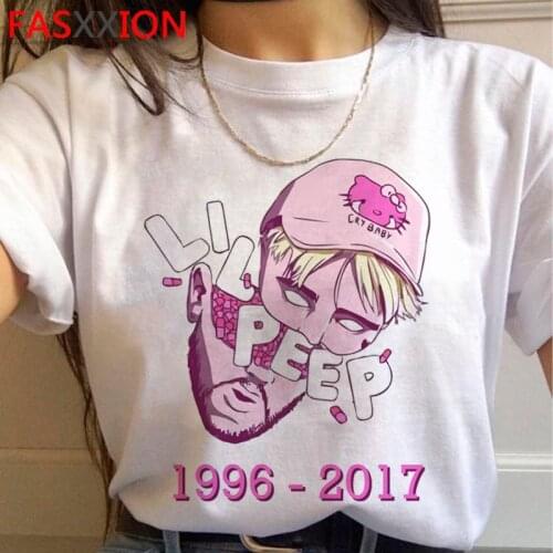 Lil Peep Rip Lil. Peep Cry Baby t-shirt clothes male 2021 plus size couple clothes casual tshirt harajuku