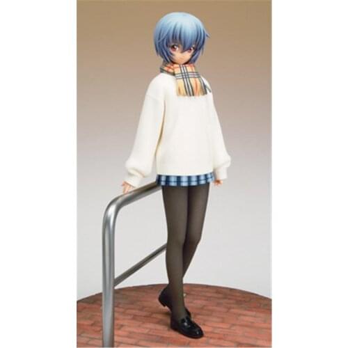 1/8 Scale Model Resin Figure Anime Winter Transfer Students Assembly Models Figure Resin Kit Model Colorless Self-Assembled Toy