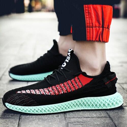 2020 Running Shoes Men Four Seasons 350 Male Shoes Breathable Design Jogging Shoes Men Fly Weave Adult Sports Shoes Men Sneakers