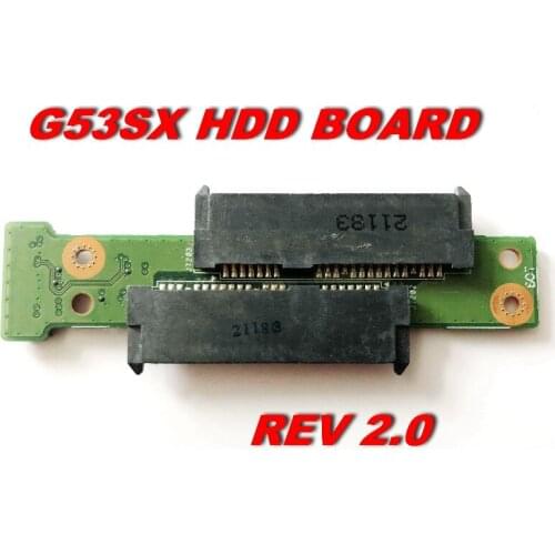 Original For ASUS G53SX HARD DRIVE HDD BOARD G53SX_HDD REV 2.0 Free Shipping Connectors