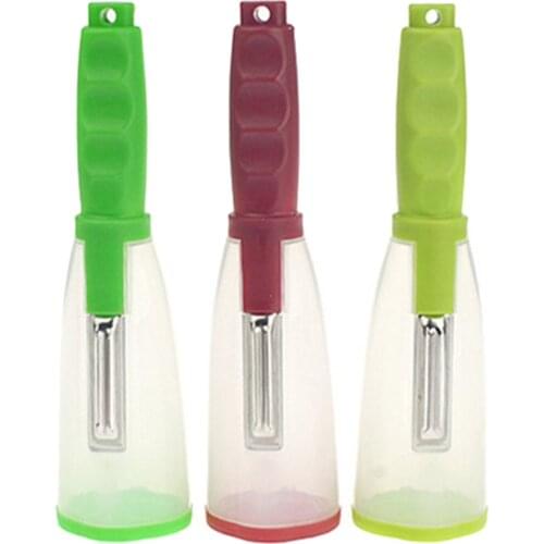 Storage Peeler Peelers With Trash Can Fruit Vegetable Peeler Kitchen Supplies SCIE999