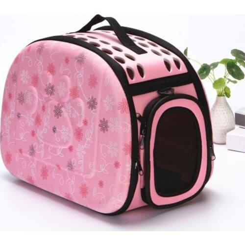 Portable Pet Carrier Breathable Foldable Handbag Small Dog Cat Multifunctional Pet Carriers Light Wear Resistant Non-slip Bag