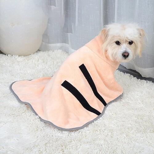 Pet Towel Absorbing Water Bath Towels Soft Dog Bathrobes Puppy Cats Washing Towel Pet Quick-drying Bath Cleaning Dog Supplies