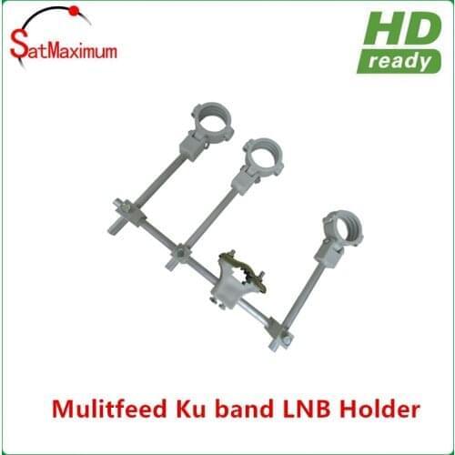 4 LNB Bracket Adjustable FTA Satellite Dish Antenna LNB holder
