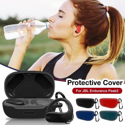 Silicone Case Full Protective Skin Cover For JBL Endurance Peak 2 Wireless Noise-canceling Headphones Headset Accessories