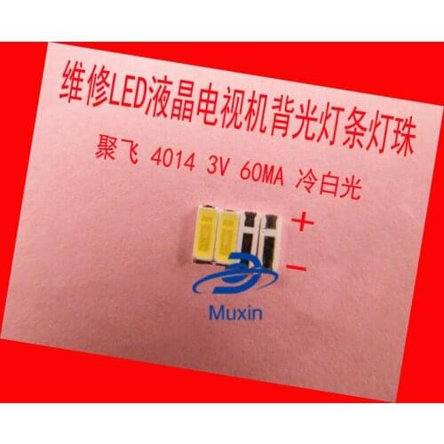 Maintenance of LED LCD TV TV display backlight lamp with SMD beads poly fly 4014 3V accessories