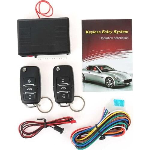 12V Universal Car Alarm System Remote Control Central Door Lock Locking Keyless Entry System Kit