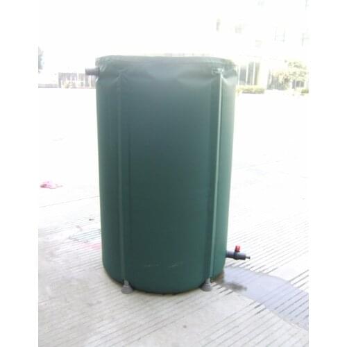 160 Liters (D50*H90cm) foldable bucket outdoor buckets folding RAIN BARREL PVC compressible water butt
