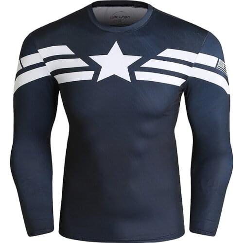 High Quality Men Round Neck Sport Wear Cody Lundin Digital Sublimation Printed Long Sleeve