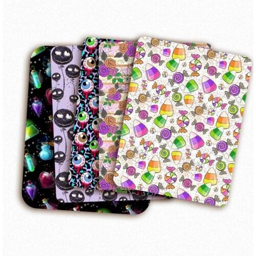 Candy Flower Printed Polyester Cotton Fabric Patchwork For Tissue Sewing Doll Quilting Fabrics Needlework Material Home Textile