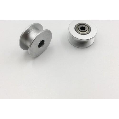 1pcs aluminum anodized flat idler roller 3mm bore timing belt for Prusa i3 MK3/MK2 X/Y axis 623h bearing housing DIY parts