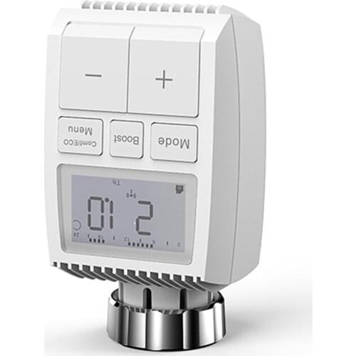 1Pcs Tuya ZigBee 3.0 Mini Smart Radiator Actuator Programmable Thermostat Heater Temperature Controller Support Alexa Retail