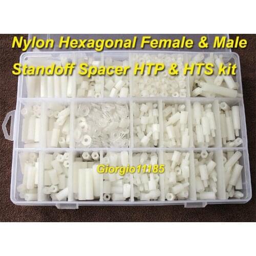 1880pcs Nylon Hexagonal Standoff Spacer HTP & HTS kit