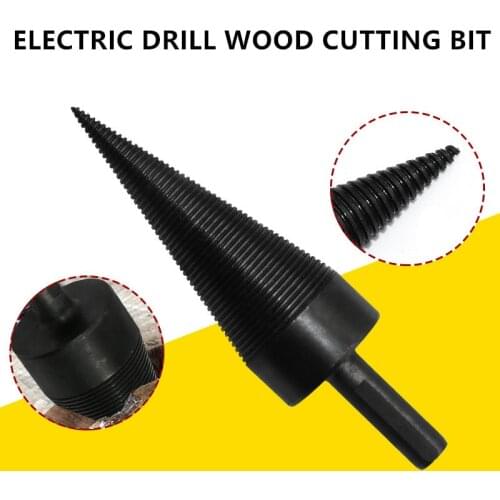 Domestic Firewood Cutting Tools Electric Wood splitting drill 38mm Wood cutting bit For Electric drill