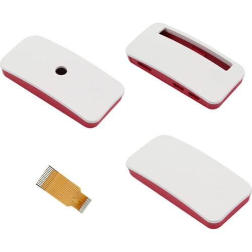 Raspberry Pi Zero Case with Mini Camera Cable for Raspberry Pi Zero W Protection Case with Camera Adapter 40pin GPIO Header Wire