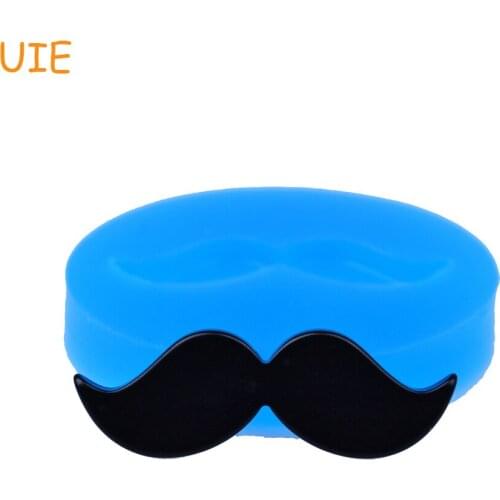 FYL379U 41.5mm Moustache Silicone Mold - Candy Making, Gum Paste, Chocolate, Sugarcraft, Fudge Scrapbooking, Resin, Fondant Mold