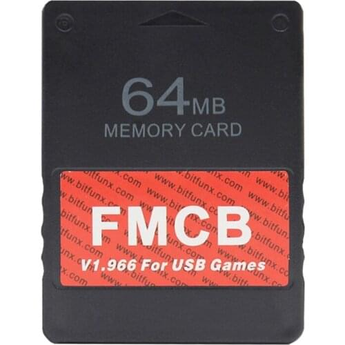 FMCB v1.966 Game Memory Card Free McBoot (8MB/16MB/32MB/64MB) Game Card Compatible with PS2 USB Games
