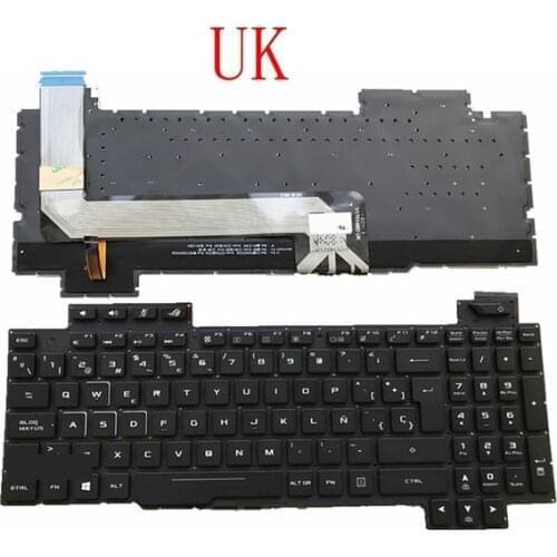 SP/LA /UK/GR Backlit keyboard for ASUS ROG Strix GL503 GL703 GL503V GL503VD GL503VD-DB71 GL503VD-DB74 GL503VM GL503VS Spanish