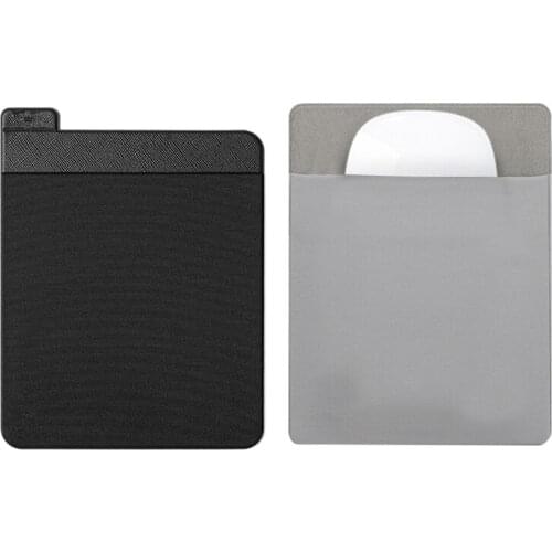 Adhesive Laptop Back Storage Bag Multi-Pocket Storage Bag Tablet Holder Storage 77HA