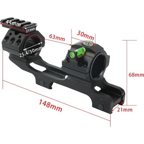25.4mm/30mm Cantilever Mounts Flashlights Bubble Level For A Picatinny Rail