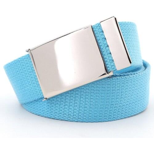 FLYING ART Fashion men and women casual BLelt men and women couples can be customized logo jeans cotton multicolor belt