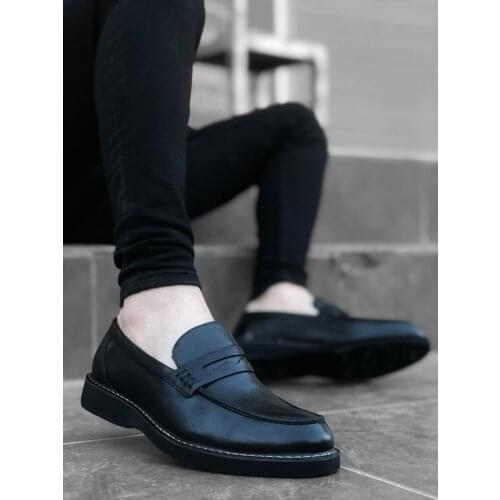 BA0024 In Non-Genuine Leather Black Classic Men Boots