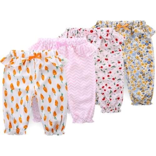 2021 Summer New Baby Girls Lace Skirt Cartoon Casual Pants