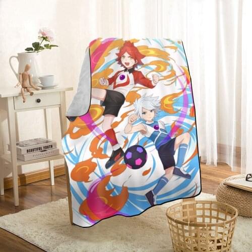 New Inazuma Eleven Anime Blankets Printing Soft Blanket Throw On Home/Sofa/Bedding Portable Adult Travel Cover Blanket