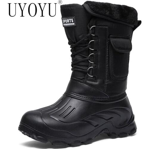 Hiking Boots Men Outdoor Camping Tactics Shoes Hunting Boots Men Climbing Trekking Shoes Non-Slip Waterproof Rain Fishing Shoes