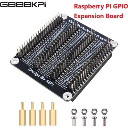 GeeekPi For Raspberry PI GPIO expansion board breadboard Easy multiplexing board one to four With screw For Raspberry PI 2 3 4B