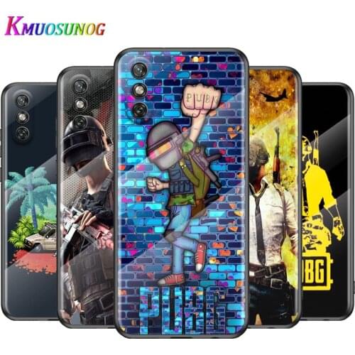 Popular Games Pubg For Huawei Y6 Y7 Y9 Y5P Y6P Y8S Y8P Y9A P Smart Z 2019 2020 2021Tempered Glass Cover Phone Case