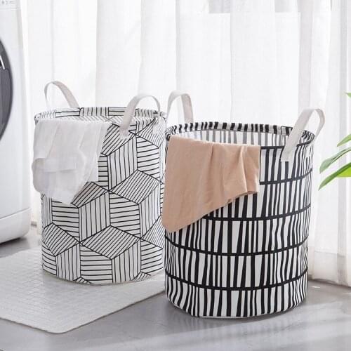 Foldable Laundry Storage Basket Clothes Storage Bag Dirty Laundry Basket Kids Toys Organizer Home Sundries Storage Barrel
