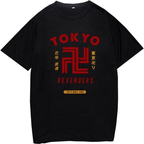Tokyo Revengers Summer Short Sleeve O-Neck Top Tee Funny Cool Style High Quality Man and Woman