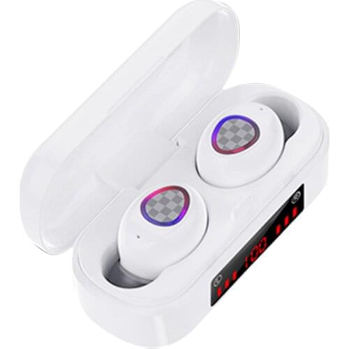 V7 TWS Bluetooth 5.0 Wireless Earphones Headphone Touch Control Stereo Sport Earbuds Gaming Headset With Micphone Charging Box