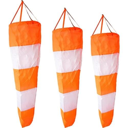 Airport Windsocks Rip-Stop Outdoor Rainbow Wind Measurement Sock Bag with Reflective Belt - 30 / 40 / 60 inch