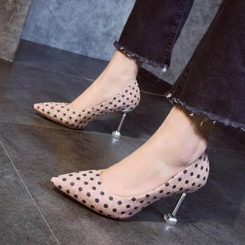 Women Pumps Fashion High Heels Wedding Spot Party Women Heels Glitter Female Pumps Shoes Woman Stiletto W32-40