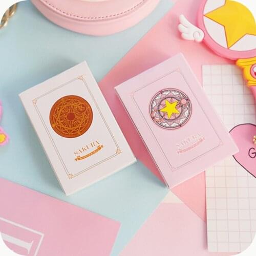 10 Pack /lot Anime Card captor Toys Sakura Clow Cardcaptor Saku Poker Cards KINOMOTO LI SYAORAN Cosplay Model Toy 54 pc/Pack