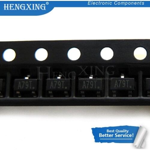100pcs/lot AO3407A AO3407 A79T SOT-23 4.3A/30V P-Channel Enhancement Mode Field Effect Transistor In Stock