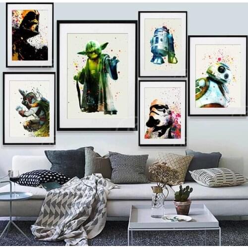 5D Diamond Painting Disney Star Wars Movie Poster DIY Round Full Diamond Embroidery Kit Landscape Home Decoration Crafts