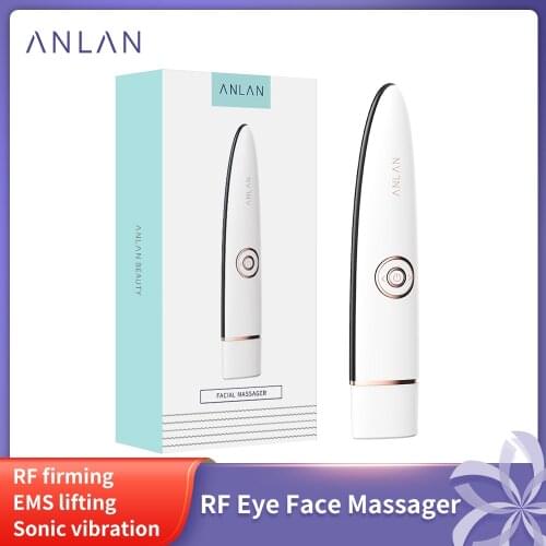 ANLAN RF Beauty Device RF Lifting EMS Eye Massager Skin Lifting Firming Dark Circle Eye Bag Remoal Face Firming Wrinkle Removal
