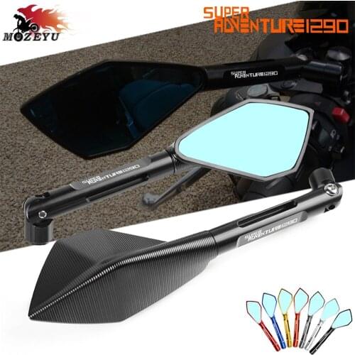 For SupeRAdventuRe1290 1290 Super Adventure S/T/R 2015-2020 2019 Universal Motorcycle Accessories wide-angle Rearview Mirror