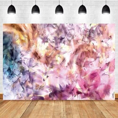 Laeacco Colorful Psychedelic Abstract Background Home Decor Birthday Portrait Photographic Photo Backdrop For Photo Studio